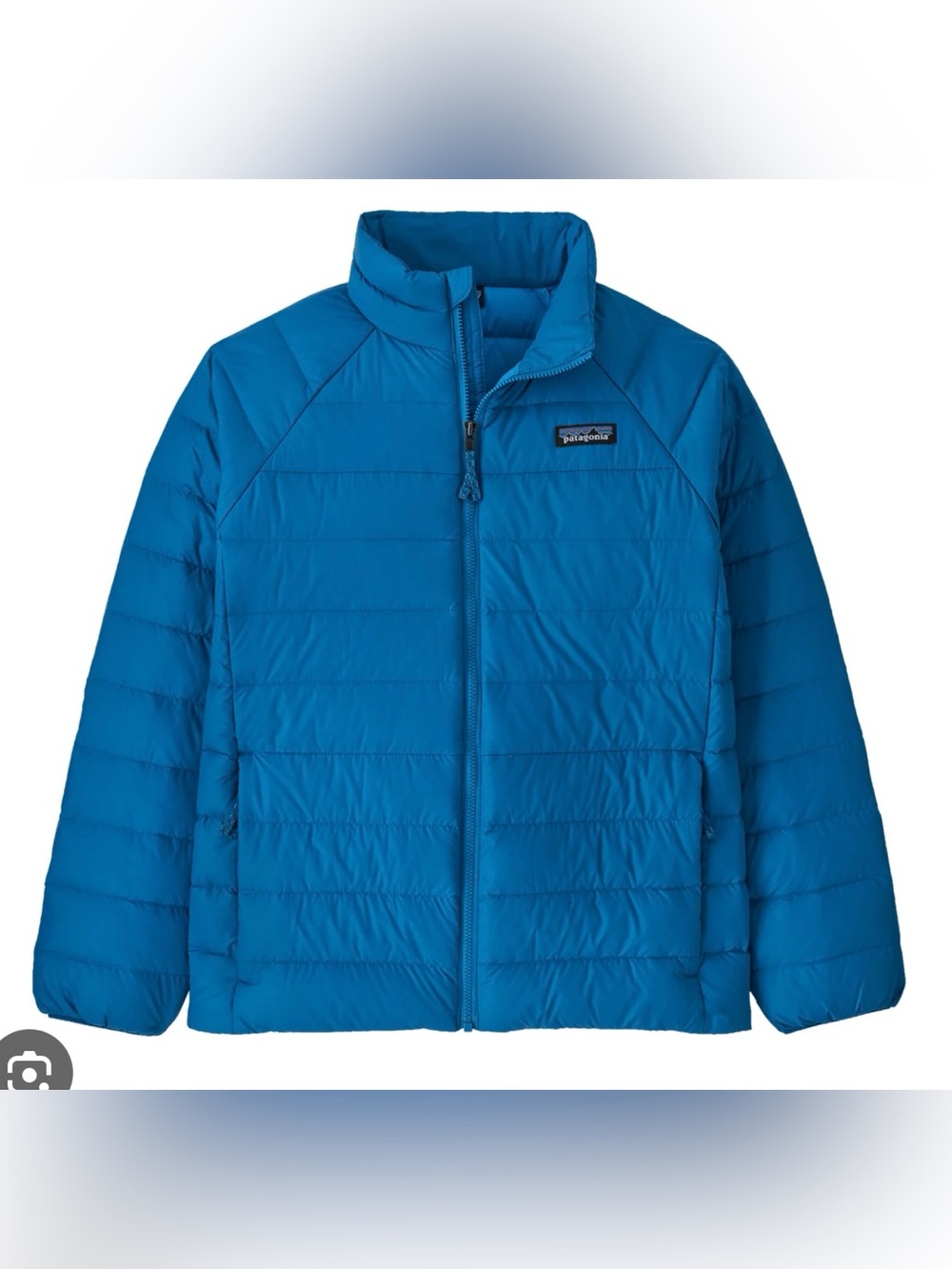 Patagonia Kids Blue Quilted Puffer Jacket